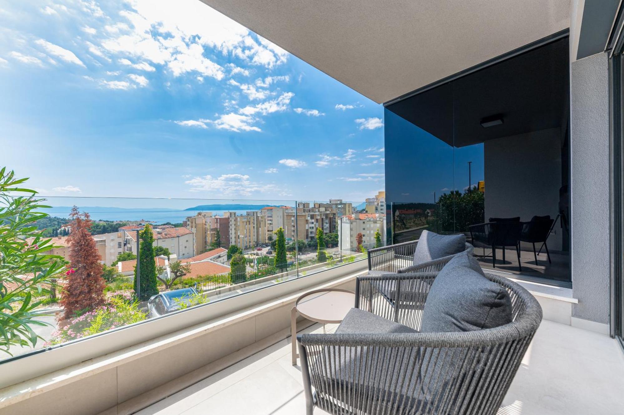 Luxury Adria Sea City & Mountain View Apartment Makarska Extérieur photo