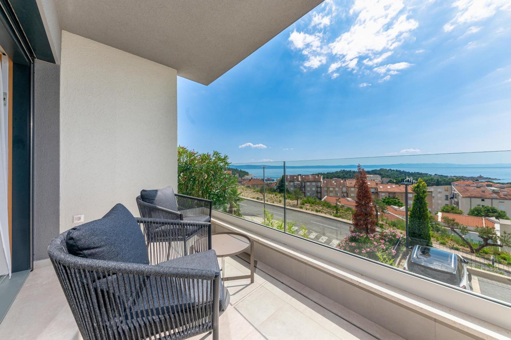 Luxury Adria Sea City & Mountain View Apartment Makarska Extérieur photo